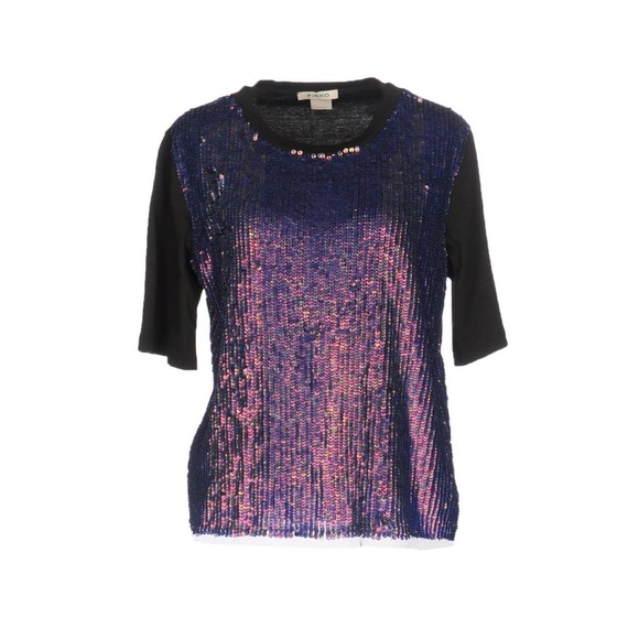 Pinko New with Tags Sequin Top. Size Small fits Medium as well - Picture 7 of 8